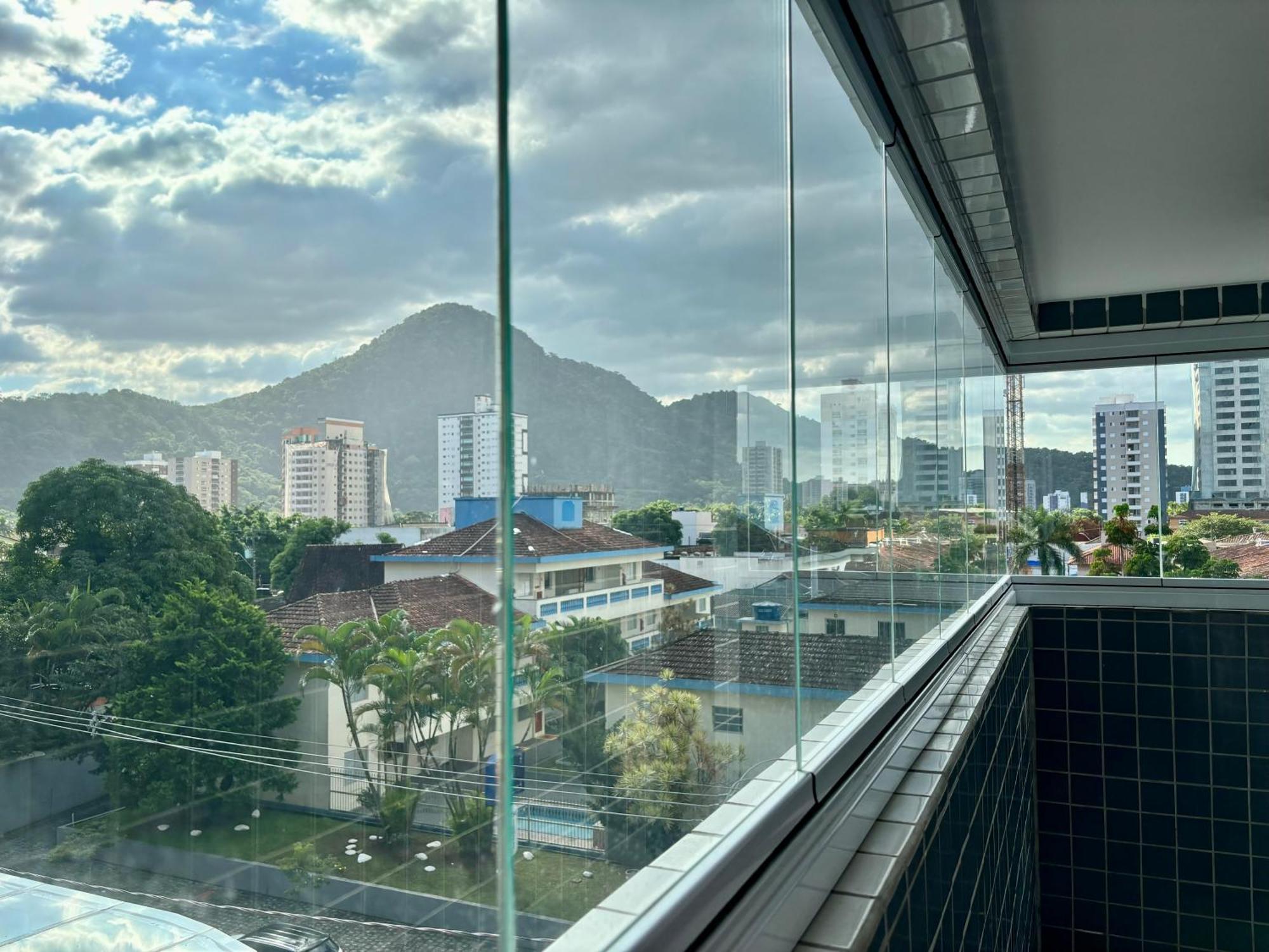 Novo Apto Canto Do Forte, Rua Praia Vista Montanha, Com Wi Fi, Homebeach10, 01 Vaga De Garagem, Melhores Restaurantes Ao Lado ปรายากรันเด ภายนอก รูปภาพ